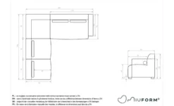 Miuform Wohnlandschaft modular Flex Felix