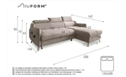 Miuform Ecksofa mit Schlaffunktion Sweet Harmony