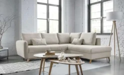 Miuform Ecksofa mit Schlaffuntkion Scandic Lagom