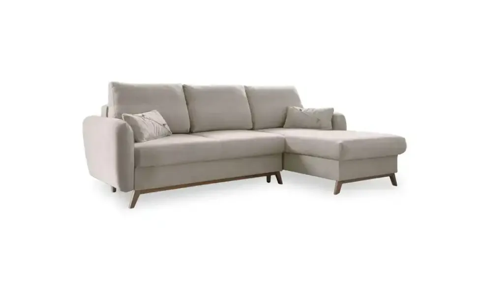 Miuform Ecksofa mit Schlaffunktion Scandic Lagom