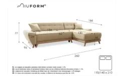 Miuform Ecksofa mit Schlaffunktion Dazzling Daisy