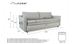 Miuform Einzelsofa mit Schlaffunktion Charming Charlie