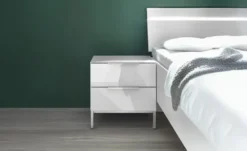 Nachtkommode mit 2 Schüben Vitreo Neo