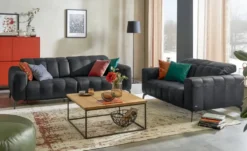 Natuzzi Editions Ledersofa mit Kopfteilverstellung Portento