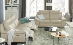 Natuzzi Editions Sofa aus Echtleder Orlando