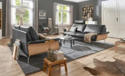 Nils Olsen Ledersofa aus Echtleder Alva