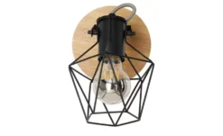 Paul Neuhaus Decken- und Wandstrahler, 1-flammig, Rubber Wood