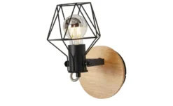 Paul Neuhaus Decken- und Wandstrahler, 1-flammig, Rubber Wood