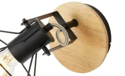Paul Neuhaus Decken- und Wandstrahler, 1-flammig, Rubber Wood