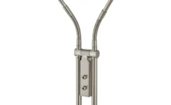 Paul Neuhaus LED- Stehleuchte, 2-flammig, nickel matt