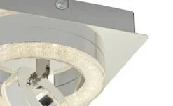 Paul Neuhaus LED-Deckenleuchte, 2-flammig, Kristall-optik