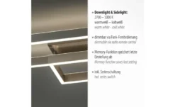 Paul Neuhaus LED-Deckenleuchte, 2-flammig, Nickel-matt