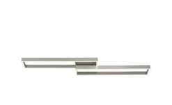 Paul Neuhaus LED-Deckenleuchte, 2-flammig, Nickel-matt