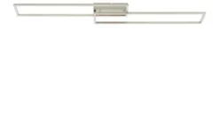 Paul Neuhaus LED-Deckenleuchte, 2-flammig, Nickel matt