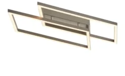 Paul Neuhaus LED-Deckenleuchte, 2-flammig, Nickel-matt