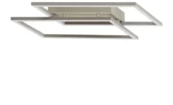 Paul Neuhaus LED-Deckenleuchte, 2-flammig, Nickel-matt
