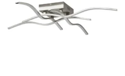 Paul Neuhaus LED-Deckenleuchte, 4-flammig, Nickel matt