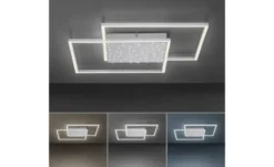 Paul Neuhaus LED-Deckenleuchte, Nickel-matt, mit Sternenhimmel