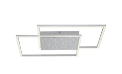 Paul Neuhaus LED-Deckenleuchte, Nickel-matt, mit Sternenhimmel