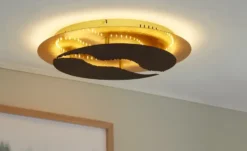 Paul Neuhaus LED-Deckenleuchte, rostfarben