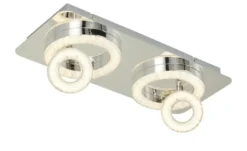 Paul Neuhaus LED-Deckenleuchte, 4-flammig, Kristall-optik