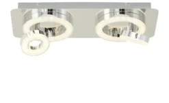 Paul Neuhaus LED-Deckenleuchte, 4-flammig, Kristall-optik