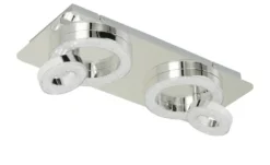 Paul Neuhaus LED-Deckenleuchte, 4-flammig, Kristall-optik