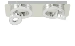 Paul Neuhaus LED-Deckenleuchte, 4-flammig, Kristall-optik
