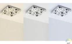Paul Neuhaus Smart Home-Deckenleuchte, 4-flammig, chrom