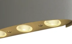 Paul Neuhaus LED-Aussenwandleuchte,6-flammig, silberfarben