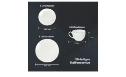 Peill+Putzler Kaffeeservice, 18-teilig Bologna