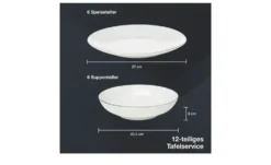 Peill+Putzler Tafelservice, 12-teilig Bologna