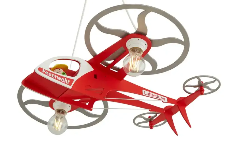 Pendelleuchte, 2-flammig, `Feuerwehr`