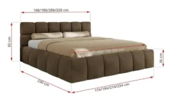 Polsterbett mit Bettkasten Nira Classic