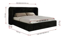 Polsterbett mit Lattenrost Emora Classic