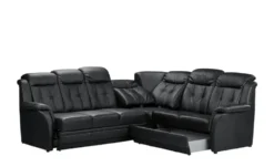 Polstermöbel Oelsa Komfort-Ecksofa aus Leder Andorra