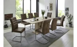 Polsterschwingstuhl 2er-Set in Leder-Optik Andrei
