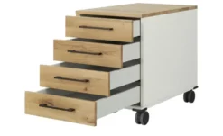 Rollcontainer mit Massivholzfront SOLIDLine