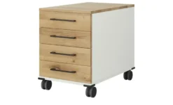 Rollcontainer mit Massivholzfront SOLIDLine