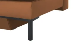Schlafsofa mit Sitz- und Rückenfläche aus Echtleder Kenny
