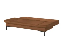 Schlafsofa mit Sitz- und Rückenfläche aus Echtleder Kenny