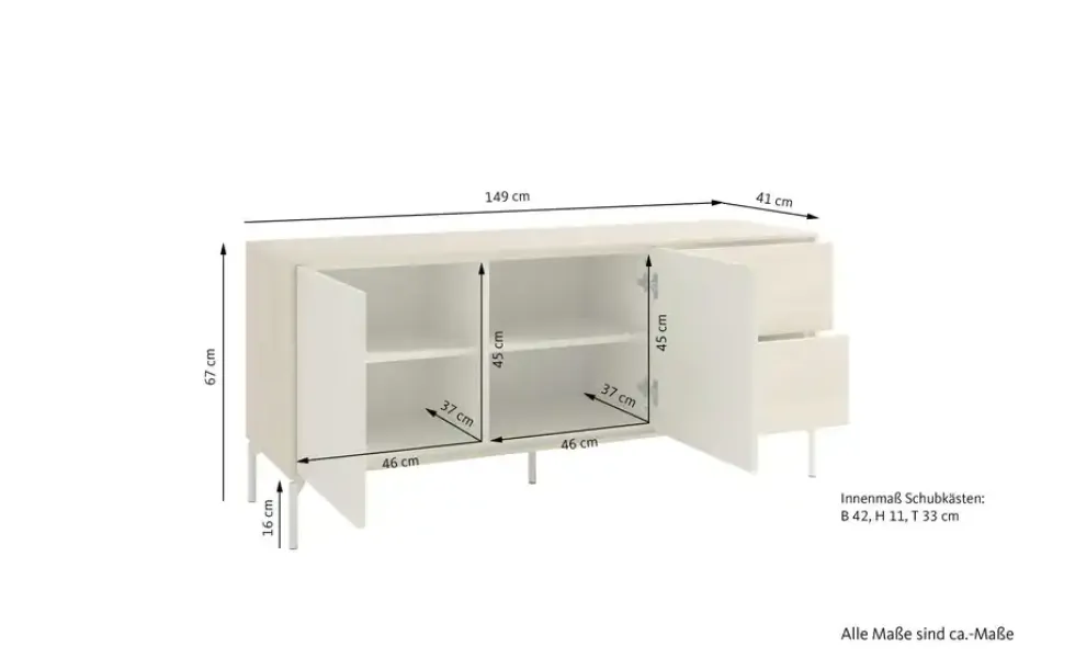 SCHÖNER WOHNEN Kollektion Sideboard Laboe