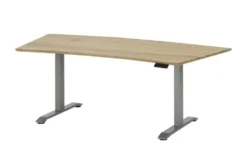 Schreibtisch Massivholzplatte SOLIDLine