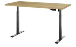 Schreibtisch mit Massivholzplatte Toulouse