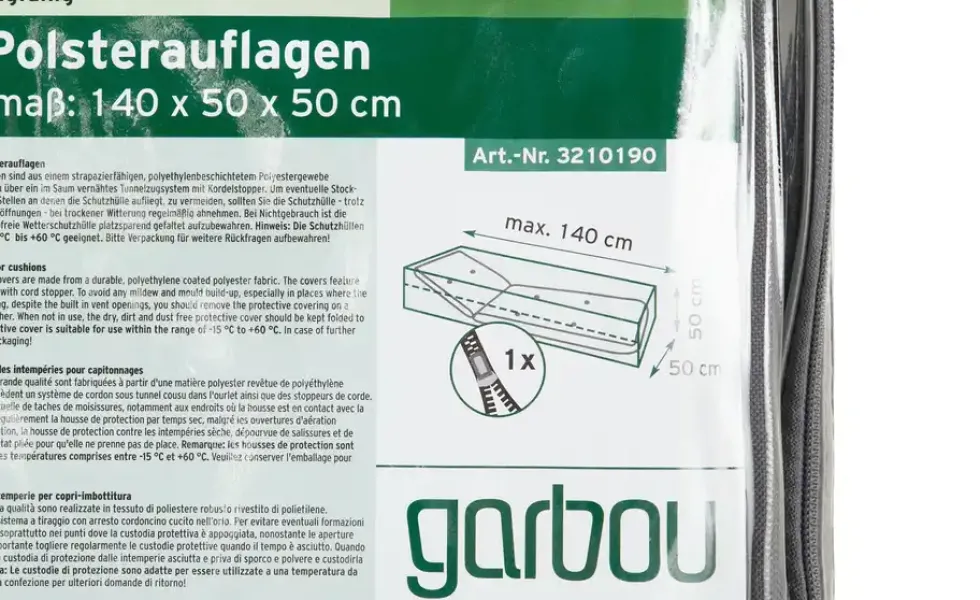 Schutzhülle für Auflagen