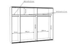 Schwebetürenschrank Towcester