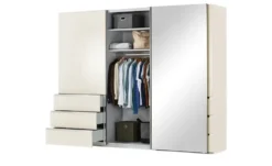 Schwebetürenschrank, 3-türig Mitta