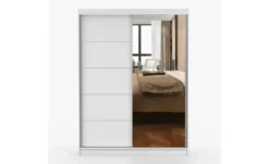 Schwebetürenschrank 2-türig, mit Einlegeböden Vista