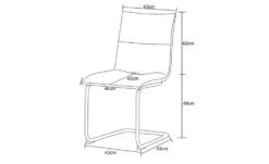 Schwinger-Stuhl 2er Set