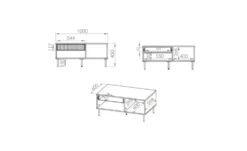 Selsey Couchtisch Caletto